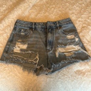Pacsun jean shorts, high rise